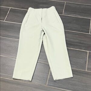 Zara Light Mint High Waisted Trousers
